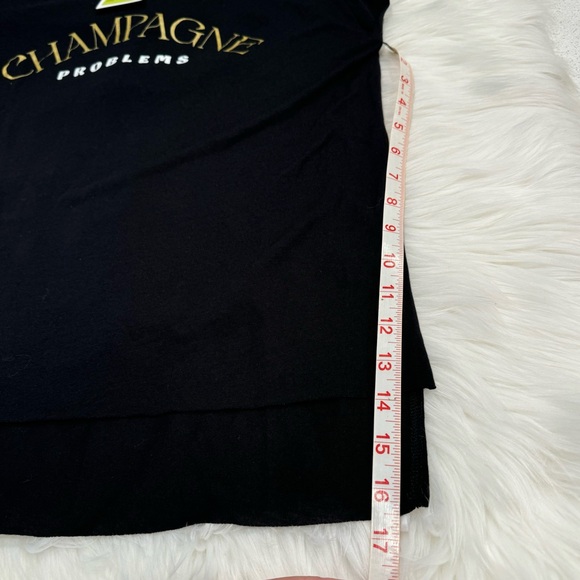 Pep & BB Champagne Problems Fit2Run Club Short Sleeve Top in Black, Small NWT - Picture 10 of 11